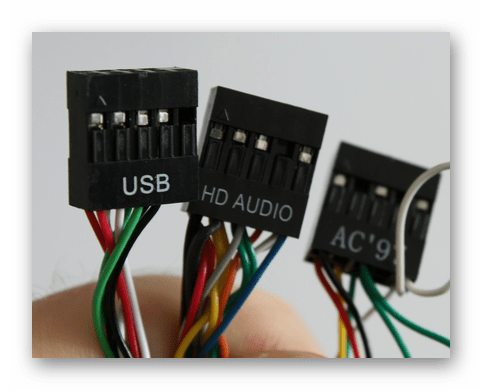 Аудио и USB кабели