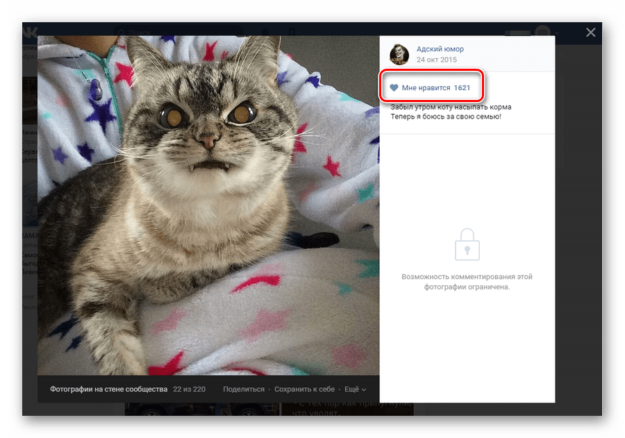 Удаление фотографии в закладках ВКонтакте
