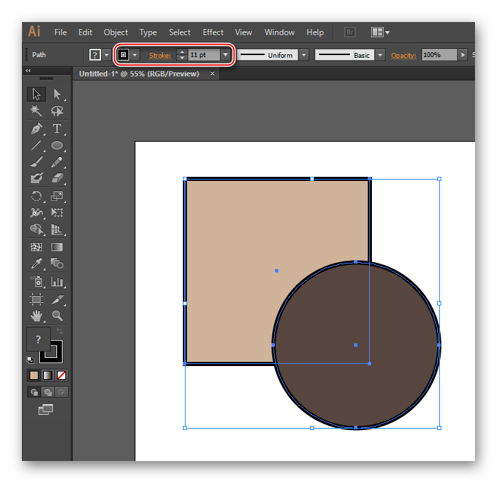 Как вырезать круг из фото в иллюстраторе