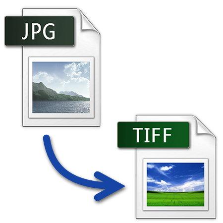 Как перевести из JPG формата в TIFF