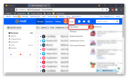 Почему браузер выходит из почты mail