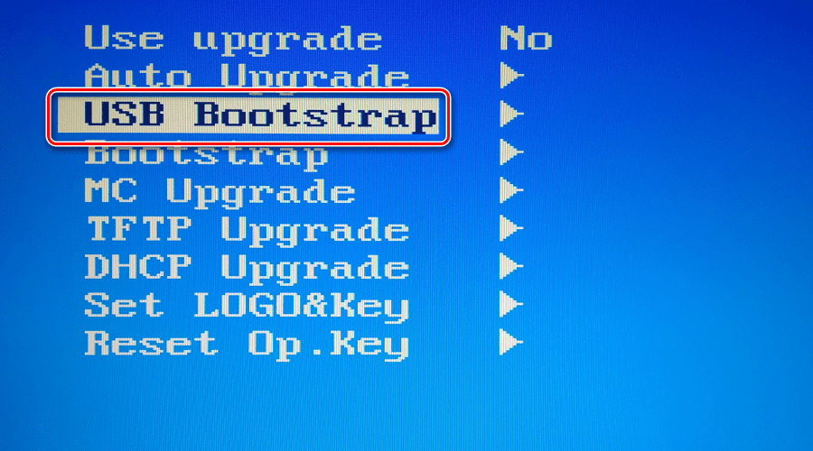 MAG 250 Биос USB Bootstrap