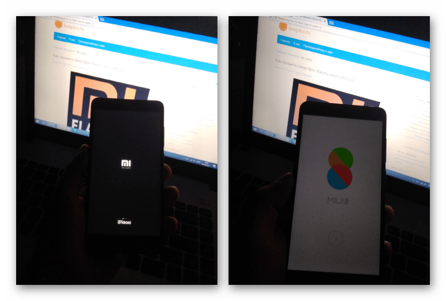 Xiaomi Redmi Note 4 Запуск после прошивки через MiFlash