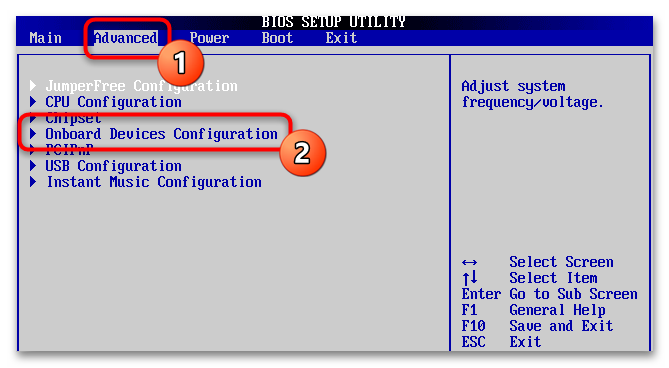 Как включить звук в BIOS рабочая инструкция-02