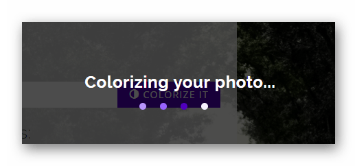 Процесс превращения черно-белой фотографии в цветную онлайн на сервисе Colorize Black