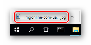 Закачанный на компьютер посредством браузера файл с сайта IMGOnline