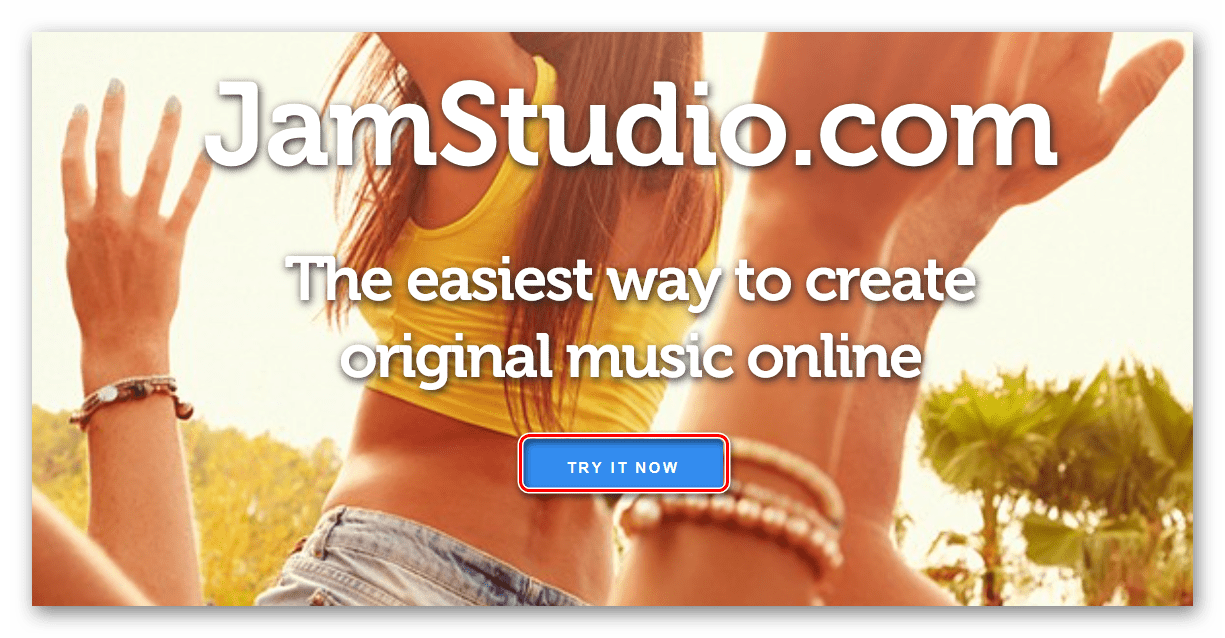 Начало работы с сайтом Jam Studio