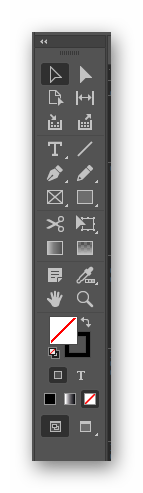 Панель инструментов Adobe InDesign