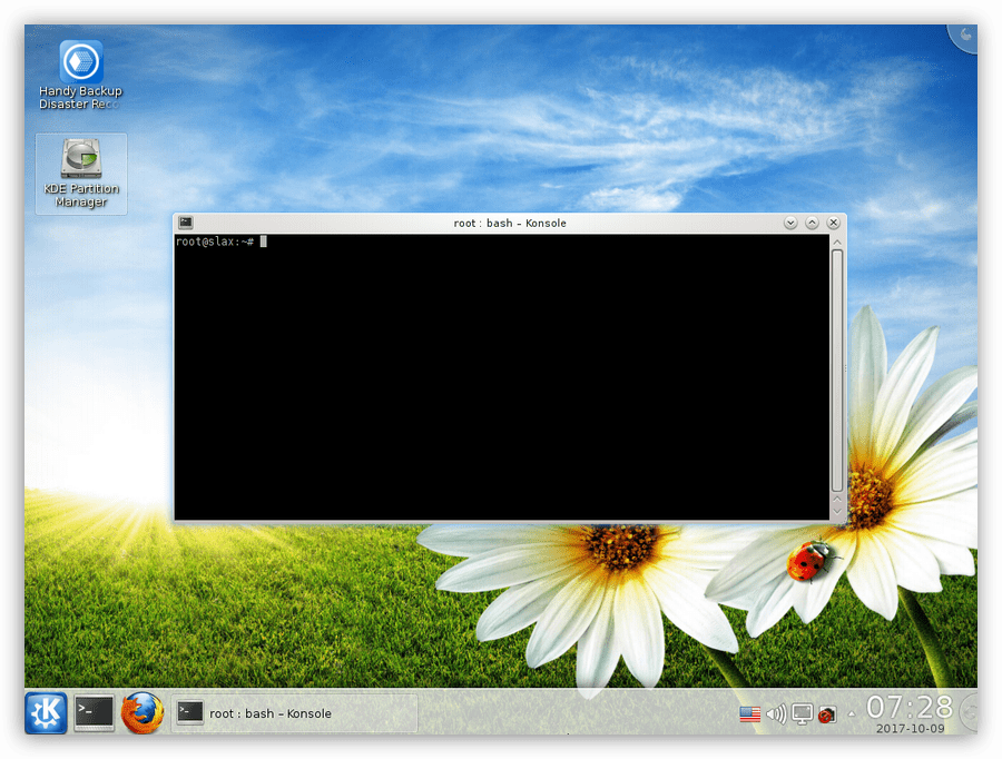 Среда восстановления на Linux в программе Windows Handy Backup