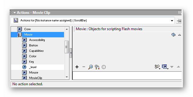 Объекты, эффекты Macromedia Flash MX