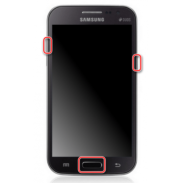 Samsung GT-i8552 Galaxy Win Duos Kies запуск в режиме рекавери