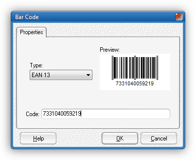 Внедрение штрих-кода в проект в программе CD Box Labeler Pro