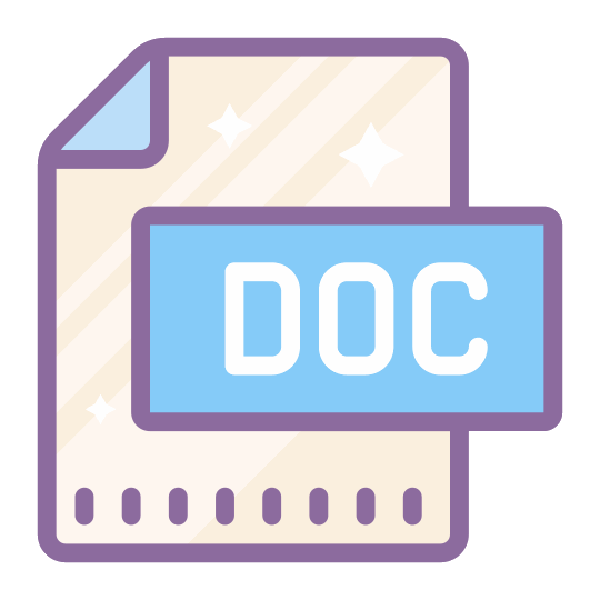 DOC to PDF logo
