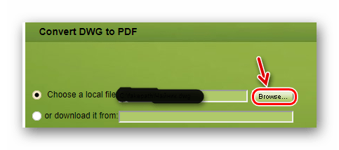 Загрузка DWG файла на ConvertFiles.com