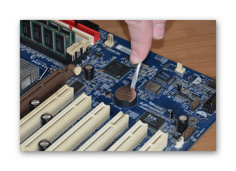 Сброс настроек BIOS через извлечение CMOS батареи
