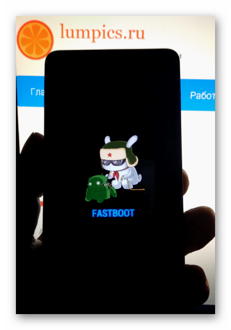 Xiaomi Redmi 2 в режиме FASTBOOT