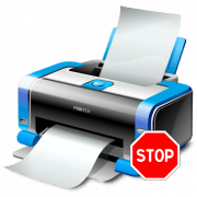 как отменить печать на принтере