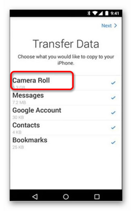Как передать фото с айфона на андроид. Как перенести фотографии между iPhone и Android (без потери качества)