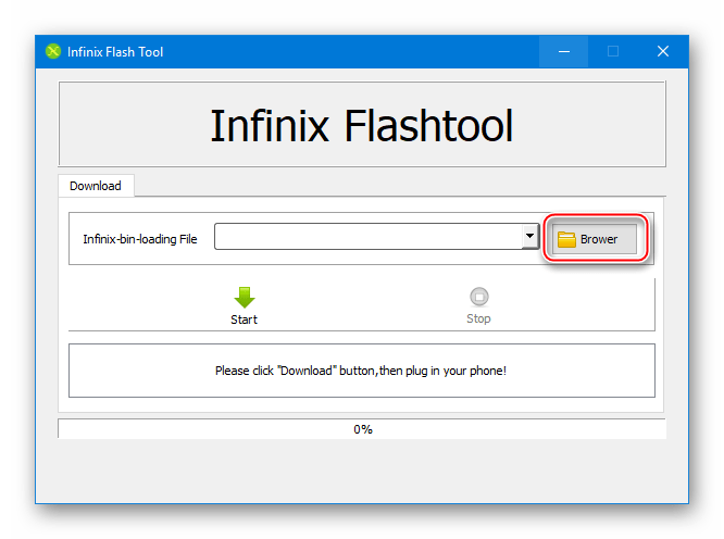 Doogee X5 MAX Infinix Flash Tool загрузка прошивки в программу