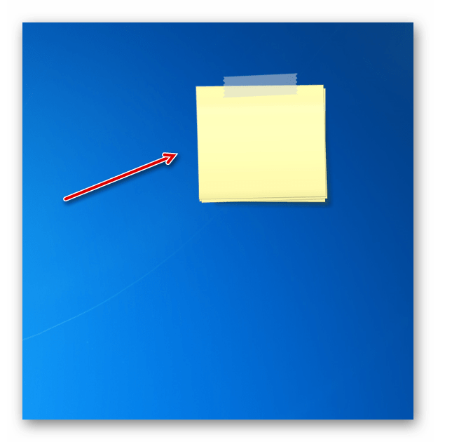 Интерфейс гаджета стикеров Chameleon Notescolour на Рабочем столе в Windows 7