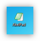 YArlyik programmyi AkelPad na rabochem stole Windows 7