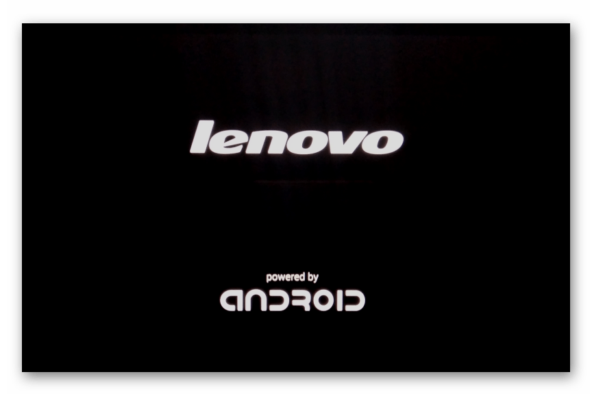 Lenovo IdeaPad A7600 первый долгий запуск после прошивки через рекавери