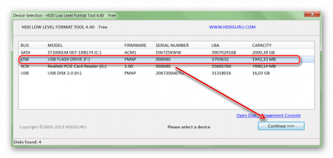 Hdd low level format tool как пользоваться