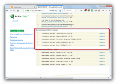 Navitel как установить карты на карту памяти