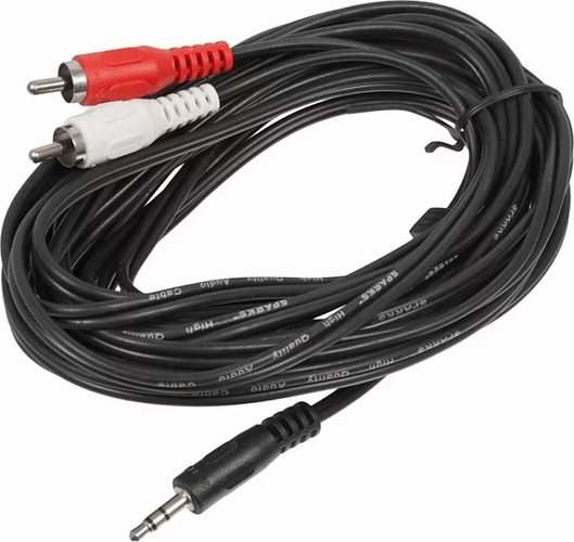 Выбор кабеля 3.5 mm jack - RCA x2