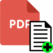 как добавить страницу в pdf файл
