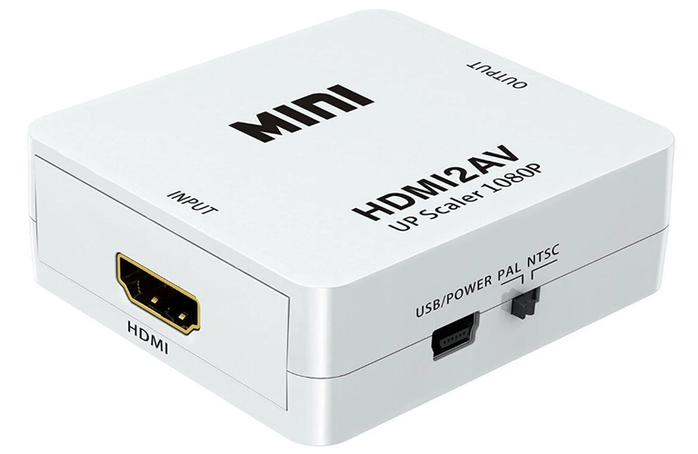 Primer preobrazovatelya HDMI RCA 1