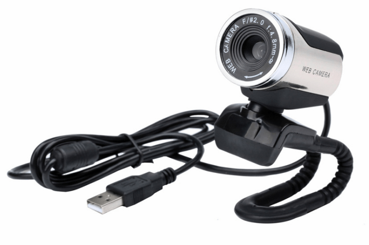 Пример веб-камеры со встроенным USB-кабелем