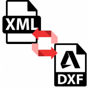 как конвертировать xml в dxf