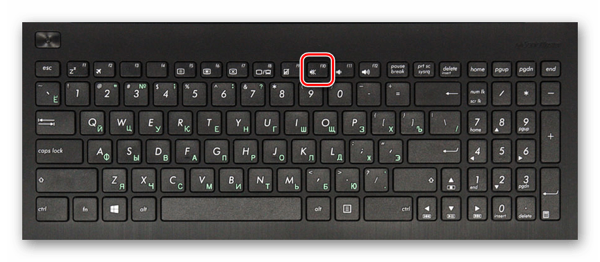 Использование кнопки F10 на ноутбуке ASUS