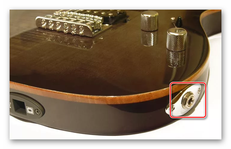 Использование разъема 6.3 mm jack на гитаре