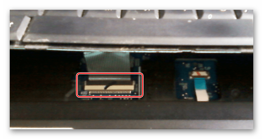 Пример шлейфа клавиатуры на ноутбуке ASUS