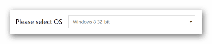 Выбор Windows 8 вместо Windows 10 для скачивания драйверов для ноутбука ASUS X54C