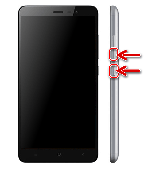 Xiaomi Redmi Note 3 PRO переключение аппарата в режим FASTBOOT