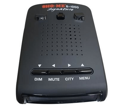 Использование кнопки MENU на антирадаре SHO-ME