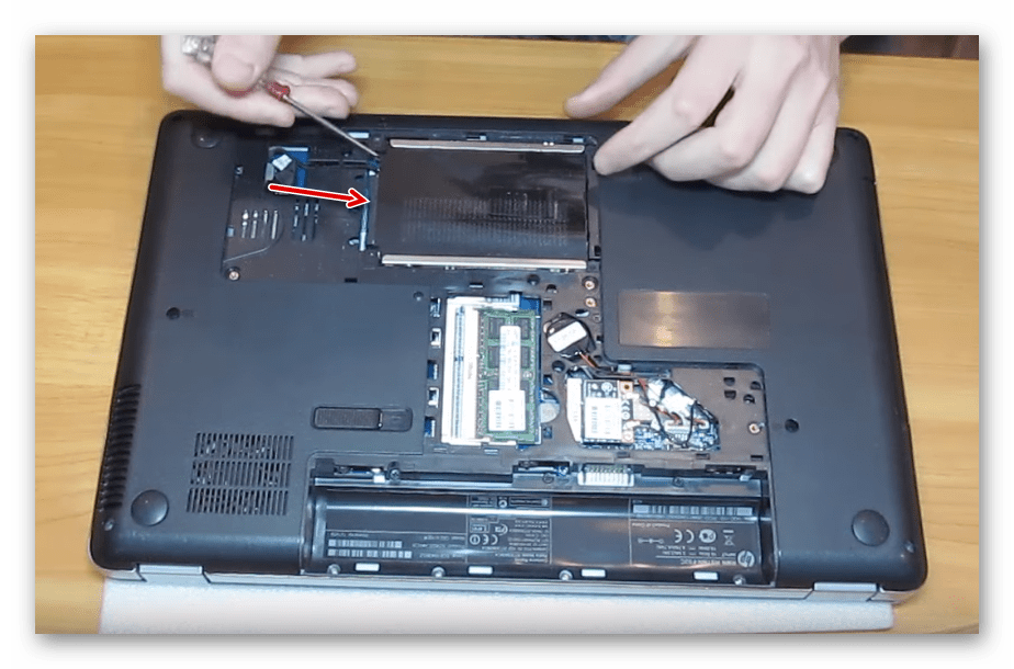 Снятие жесткого диска с ноутбука HP G62