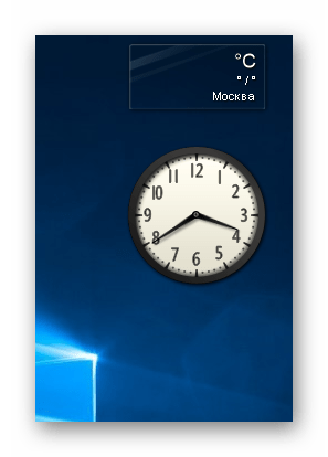 Пример гаджетов от Desktop Gadgets на Windows 10