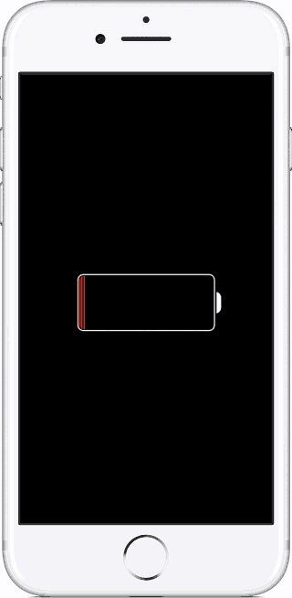 Индикатор при зарядке iPhone