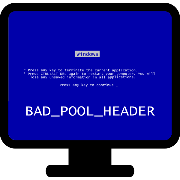 Ошибка «Bad_Pool_Header» в Windows 7