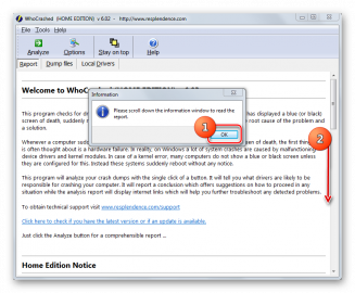 Whocrashed. WHOCRASHED программа. WHOCRASHED как пользоваться
