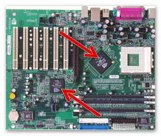 Отвал чипсета на материнской плате признаки