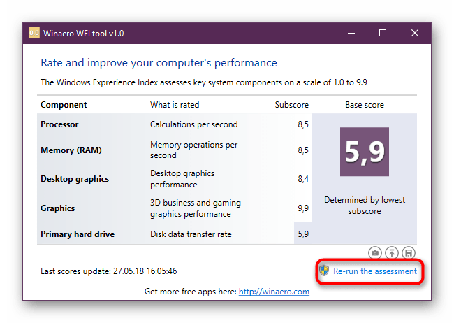 Как посмотреть скорость работы компьютера windows 10