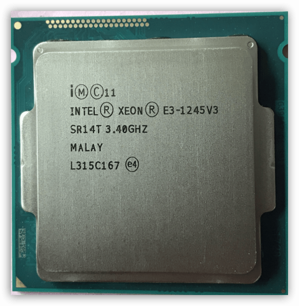 Процессор Xeon E3-1245 v3 на арихитектуре Haswell