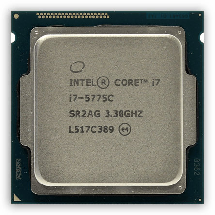 Процессор core i7-5775C на архитектуре Broadwell