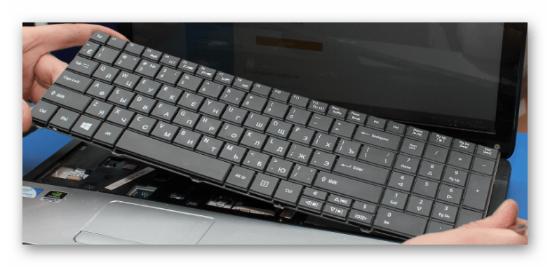 Замена клавиатуры на ноутбуке ASUS
