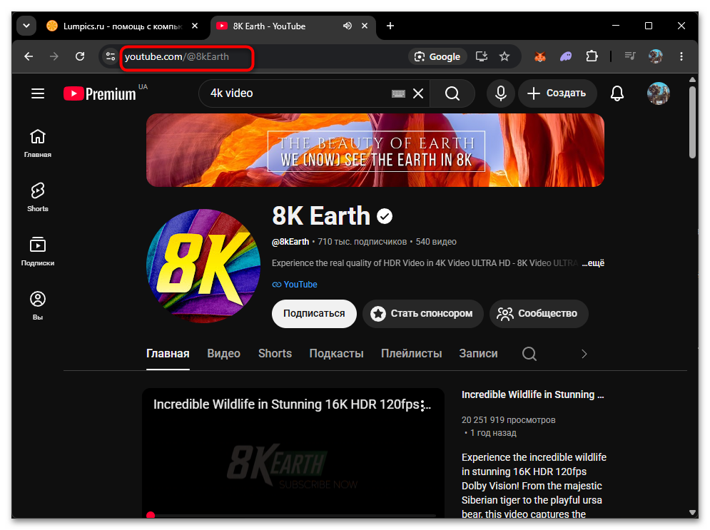 Как скопировать ссылку в Ютубе-15
